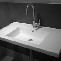 Раковины: Подвесная раковина для ванной комнаты